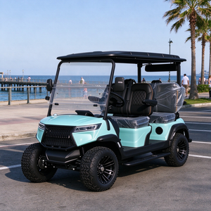 Carrito de golf todoterreno de 4 plazas con certificado CE y batería de litio para excursiones turísticas - Product Image 1