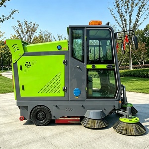 <span class=keywords><strong>Camion</strong></span> balayeuse routière électrique 48V autopropulsé à quatre brosses avec réservoir d'eaux usées de 200L, machine de nettoyage - Product Image 3