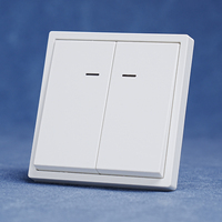 Fabrication de commutateurs muraux colorés encastrés de la norme européenne 1/2/3 Gang Switch 250V 10A Power Ignifuge PC Material