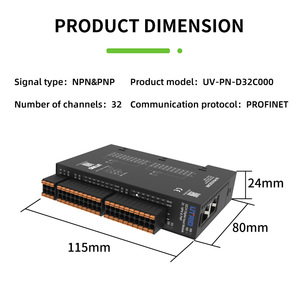 Módulo IO Remoto de 32 Entradas Digitales con Precio Mayorista, Controlador PLC Profinet NPN y PNP UV-PN-D32C000 - Product Image 2