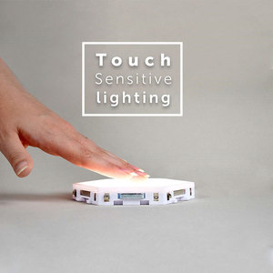 Creativo LED Luz de pared Panel extraíble de pared de nido de abeja de luz de la noche de la Oficina para el hogar - Product Image 2
