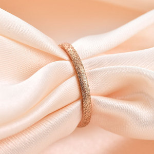 <b>Couple</b> <b>Rings</b> 2Mm Brushed Stainless Steel Gold Rose Gold Unisex Gift Jewelry - Product Image 2
