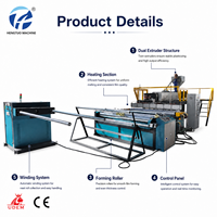 Machine de fabrication de film à bulles HONTO HT-1200 à haute efficacité et économie d'énergie, découpe automatique, contrôleur DELTA PLC, exportation au Kazakhstan