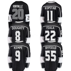 2024 洛杉矶冰球球衣- # 11号科帕塔尔 # 55 贝菲尔德 # 9 凯姆佩 # 44 颗缝制刺绣徽标制服 100% 聚酯纤维 - Product Image 2