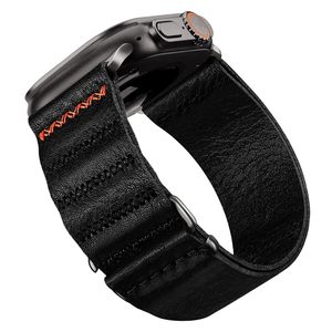 Suitisbest Bandas de cuero genuino de grano superior para <span class=keywords><strong>Apple</strong></span> <span class=keywords><strong>Watch</strong></span> S-Hook Correa Compatible Series 10 <span class=keywords><strong>Ultra</strong></span> SE 9 8 7 6 5 4 3; Transpirable - Product Image 2