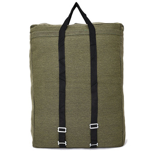 Sac de voyage en toile à double bandoulière avec logo personnalisé, fermeture éclair à lettres, style décontracté - Grande capacité de rangement, bagage supplémentaire pour adultes - Product Image 3