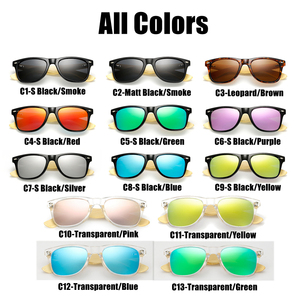 2024 Vente en Gros Prix Compétitif Logo Personnalisé UV400 Lunettes <span class=keywords><strong>de</strong></span> <span class=keywords><strong>Soleil</strong></span> Unisexe en <span class=keywords><strong>Bois</strong></span> Recyclé et Bambou - Product Image 5