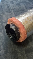 Tuyau de ventilation étanche, flexible et isolé, en aluminium, système de ventilation pour climatiseur R6 R8