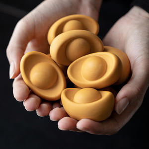 Vente en gros Fortune Gourd Tea Set - 1 <span class=keywords><strong>pot</strong></span> 2 tasses Portable Gongfu Teaware avec Fast Brew - Product Image 5