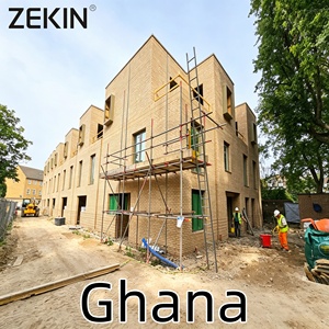 Zekin Ghana Project Engineering Villa Thermal Break Aluminum Sliding Window Tempered Glass Heat Insulation Other Windows - Product Image 1