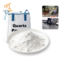 Poudre de quartz en vrac, poudre de silice pour mortier de construction et améliorant de la résistance au béton prêt à l'emploi
