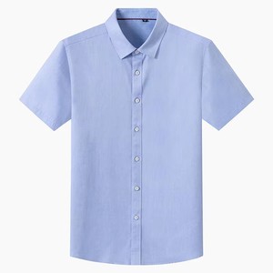 MAM1947-OEM Camicia da Uomo Taglie Forti in Tessuto Elasticizzato a Quattro Vie con Effetto Impermeabile, Estate 2024 - Product Image 3