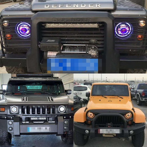 Proyectores LED RGB Demon Eye/Faros estrellados HID para <span class=keywords><strong>jeep</strong></span> y motocicleta 12V faro redondo para <span class=keywords><strong>Hummer</strong></span> H1 H2 - Product Image 6