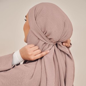 Nouvel arrivage Écharpe <span class=keywords><strong>en</strong></span> jersey respirant Double châle extensible Hijab de haute qualité pour femmes des Pays-Bas - Product Image 3