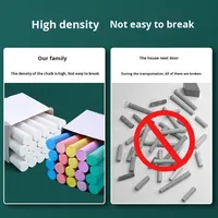 Besar Jumbo warna-warni menebal tanpa debu trotoar Bold menandai papan tulis kapur untuk pertukangan konstruksi gambar mengajar