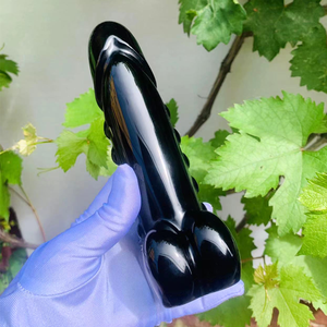<span class=keywords><strong>7</strong></span> <span class=keywords><strong>Inch</strong></span> <span class=keywords><strong>Dildo</strong></span> Zwart Obsidiaan <span class=keywords><strong>Penis</strong></span> Yoni Toverstaf Volwassen Seksspeeltje G-Spot Simulatie Kristal <span class=keywords><strong>Dildo</strong></span> 'S Voor Vrouwen Wand Massager Zwarte <span class=keywords><strong>Dildo</strong></span> - Product Image 3