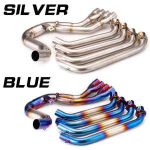 Sistema de Escape CHMotor Slip-on para Honda CBR650R <span class=keywords><strong>CB650R</strong></span> CBR650F CB650F 2014-2025, Tubo Frontal de Acero Inoxidable de 51MM - Product Image 2
