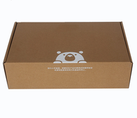 Boîte d'expédition pliable en kraft personnalisée avec impression intérieure couleur et couvercle à rabat pour l'emballage de vêtements – Fournisseur