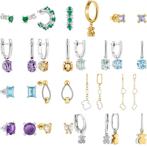 <span class=keywords><strong>Pendientes</strong></span> de oso Touses, joyería fina de diseño personalizado, venta al por mayor, accesorios minimalistas para la oreja, para stock de marca - Product Image 1