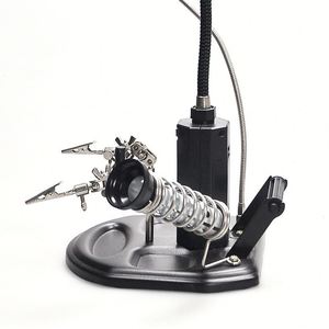 TE-802 <span class=keywords><strong>Loupe</strong></span> de Soudure à Rotation 360 Degrés avec Pinces et Éclairage LED pour Réparation de Téléphones Mobiles - Product Image 4