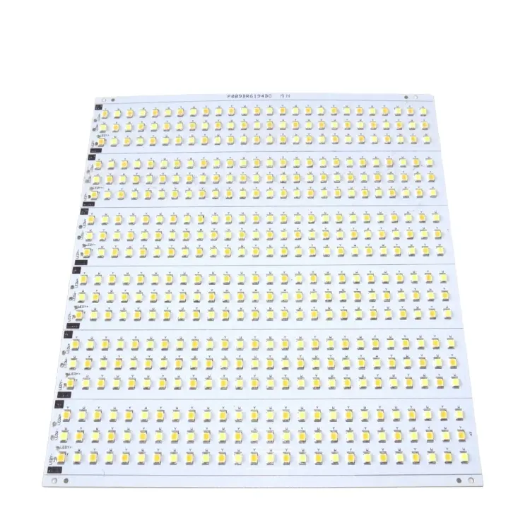 Gustom-Panel de placa de circuito impreso LED, controlador de bombilla Led de aluminio blanco, luz led Pcb