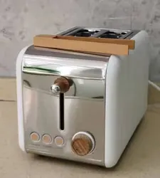 Appareils de cuisine ménagers Mélangeur de 1,5 L <span class=keywords><strong>Grille</strong></span>-<span class=keywords><strong>pain</strong></span> 2 tranches de 1,7 L Bouilloire Ensemble petit-déjeuner en <span class=keywords><strong>bois</strong></span> <span class=keywords><strong>blanc</strong></span> - Product Image 4
