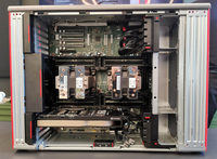 L Enovo ThinkStation PX komputer Desktop, analisis Data pembelajaran dalam grafis Workstation perak 4410T 16G 2TB SATA 1850W