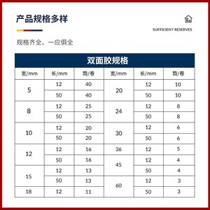 เทปสองหน้า หนา 1.5 มม. กว้าง 1.5 ซม. ยาว 50 ม. ยึดติดแน่น ไม่ทิ้งคราบ ใช้ในสำนักงาน - Product Image 4