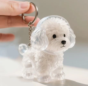 Portachiavi portachiavi con decorazione trasparente per cuccioli appeso con Display Souvenir - Product Image 2