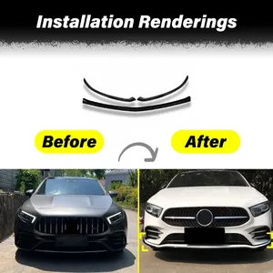 Spoiler de pare-chocs avant pour Mercedes Classe V177 W177 2019 2020 2021 2022, accessoires décoratifs avant - Product Image 2