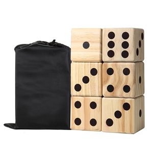 Yazty jeu grande taille pelouse dés jeu de cour en bois pour jouer à des jeux de plein air sans fin - Product Image 1