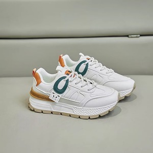 Nuevo Modelo 2026, Zapatillas Deportivas Blancas Casuales para Mujer, que Aumentan la Estatura, de Alta Calidad, Transpirables, para Caminar - Product Image 1