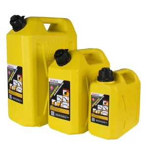 SEAFLO 5 Gallon yellow Jerry Can 20 Liter Auto Shut Off Diesel Cans Fuel Gasoline Petrol Oil Tank