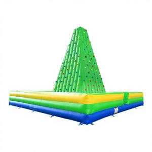 Parcours d'obstacles gonflable WINSUN pour adultes et enfants avec mur d'escalade, en PVC, certifié CE, capacité maximale de 300 kg - Product Image 1