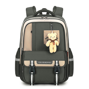 Custom Logo OEM ODM Grade 1-6 Primary School <b>Backpack</b>, Large Capacity Waterproof Spine Protection Lightweight Load Reduction Kid - Product Image 5