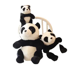 CE/ASTM OEM Brinquedo de pelúcia de travesseiro Panda de desenho animado personalizado para crianças presente 2024 Brinquedo de tendência