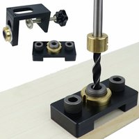 Gabarit de perçage pour chevilles en acier de qualité industrielle 3 en 1, outils de travail du bois, personnalisable ODM, marque OEM, modèle KW2005, garantie 1 an