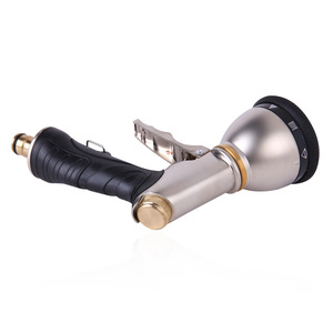 Pistola de agua de alta presión Huabangshi de 9 funciones, pistola pulverizadora metálica con gatillo frontal para lavado de autos - Product Image 2