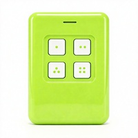 Duplicateur de télécommande étanche 4 canaux à code fixe en ABS durable 433,92 MHz pour ouvre-porte de garage à volet roulant
