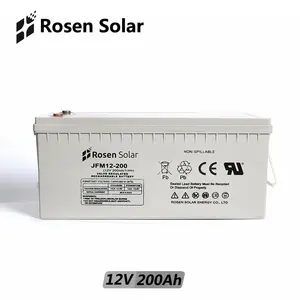 Power Bank 12v 200Ah Solar Power Storage Pack 5kw GEL Batterijen