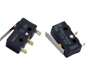 Electronic components SS-5GL 5A small limit travel microswitch 3 pin straight handle swing bar