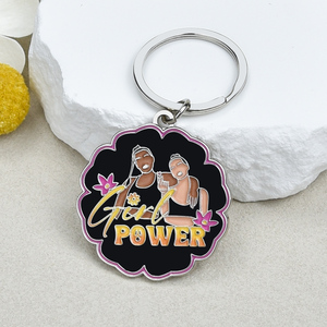 중국 제조업체 맞춤형 아연 합금 금속 열쇠고리 개인화된 로고 소프트 하드 에나멜 열쇠고리 - Product Image 4