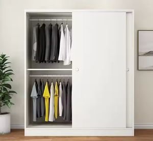 Chinese Manufacturers <b>Cheap</b> Prices Customized Color Bedroom Furniture Wood Sliding Door Modern <b>Wardrobe</b> - Product Image 3