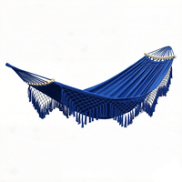 Hamac suspendu pliable et portable, style bohème traditionnel, en macramé, léger, écologique, pour l'extérieur, utilisation en parc, capacité 600 LBS