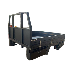 Plateau de benne en aluminium double/simple/extra 4x4 avec auvent et boîte à outils pour chien intégrée pour pick-up compatible avec <span class=keywords><strong>Hilux</strong></span>, Ranger, Dmax, BT50, Triton - Product Image 1