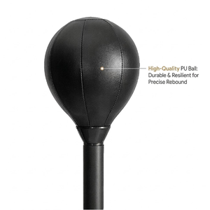 Saco de <span class=keywords><strong>Boxeo</strong></span> Cobra Reflex para Fitness, Entrenador de Velocidad Portátil, Poste de Acero Ajustable, Bola de PU Resistente, Equipo de Entrenamiento para <span class=keywords><strong>Gimnasio</strong></span> - Product Image 3