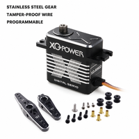 Servomoteur robotique XQ-POWER XQ-S8060D 62 kg à couple élevé, numérique sans noyau, engrenages en acier inoxydable, aluminium CNC, 8,4 V, pour UAV, OEM