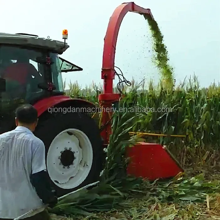 Track type tire type crop corn straw harvester Disk type silage harvester Rotary feed chopper machine