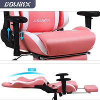 Chaise de jeu de course réglable en cuir de qualité supérieure au design le plus récent