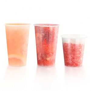 Vasos Desechables de Plástico PP para Bebidas Frías, Vasos Personalizados Ecológicos para Té de Burbujas de 90 mm, 8 oz, 9 oz, 10 oz, 12 oz, 16 oz, 20 oz - Product Image 1